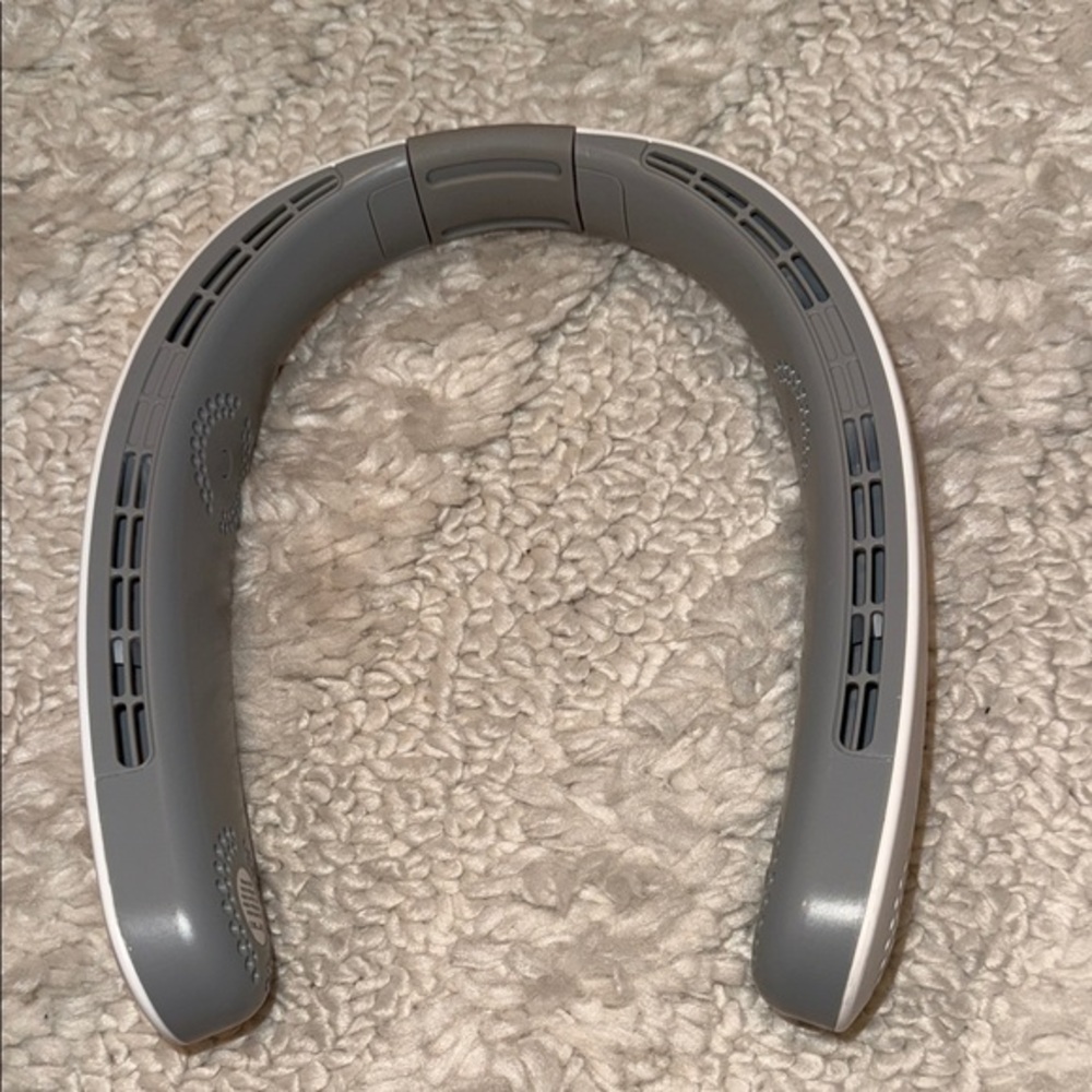 Summer wind - Portable neck fan - Gray and white Neck fan